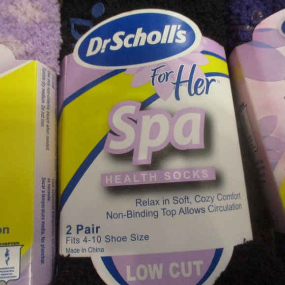 Dr. Scholl's Socks Bundle Variety 10 Pack Womens 4-10 Multicolor Spa Low Cut - Picture 6 of 14